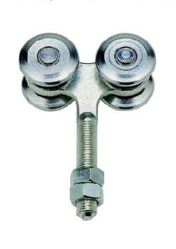 Roldana doble para guía 40x40 mm (175 Kg ) AUMON