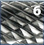 Fresa rotativa larga con forma de gota, metal duro,  IZAR - 3