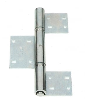 Bisagra pernio 3 cuerpos 180x110 mm para atornillar zincada, serie media